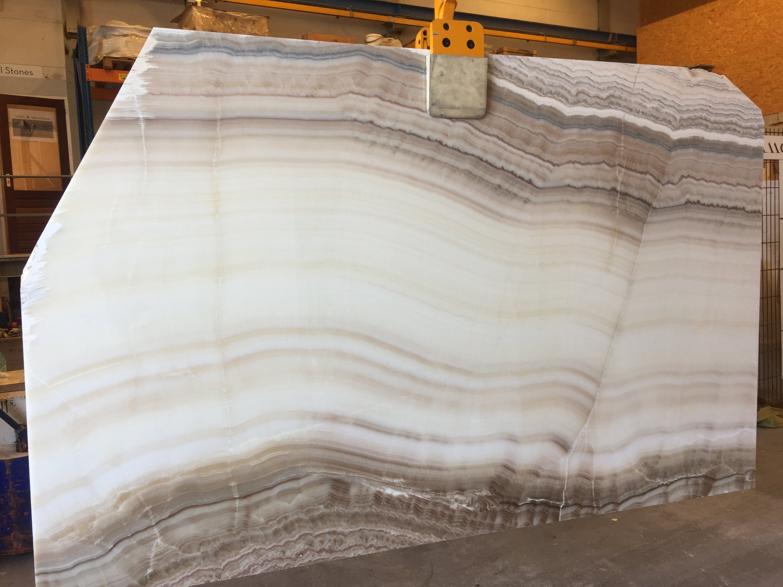 Onyx Veincut Open Boek verzaagd