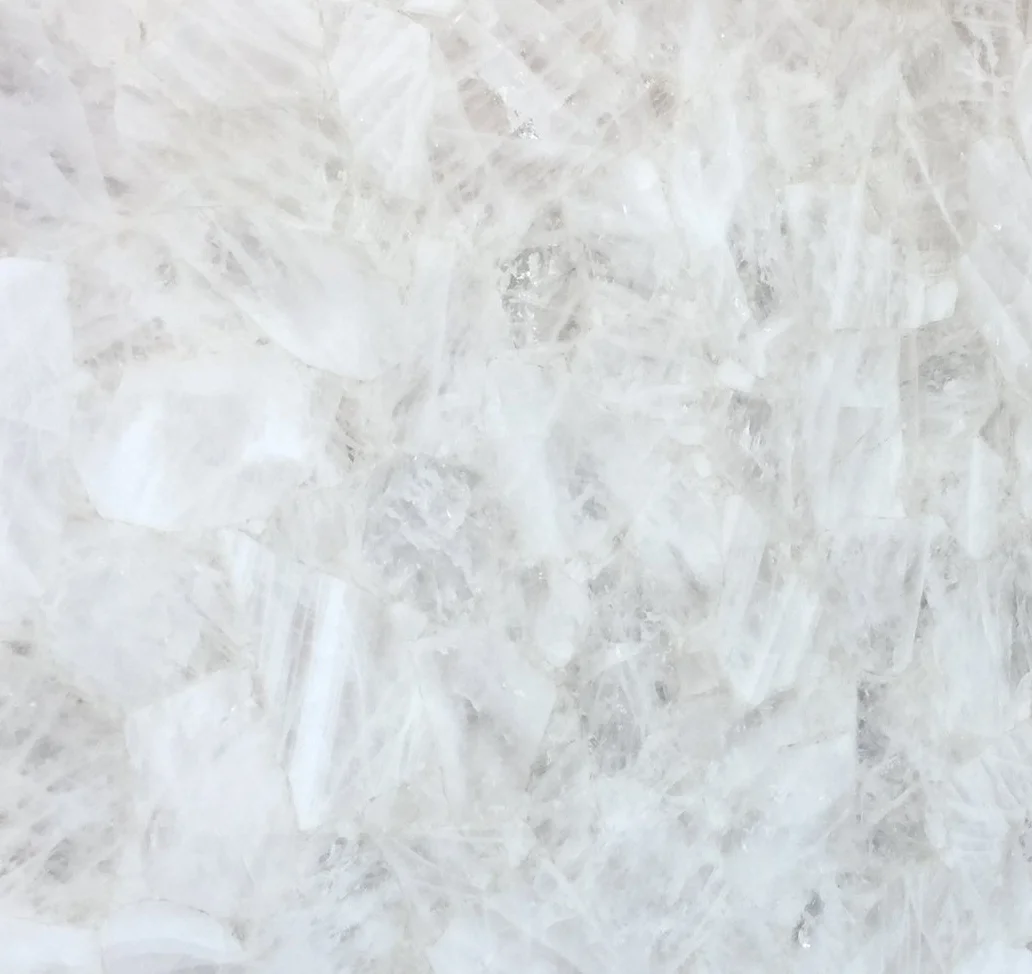 Witte Quartz - Gemstones platen op voorraad