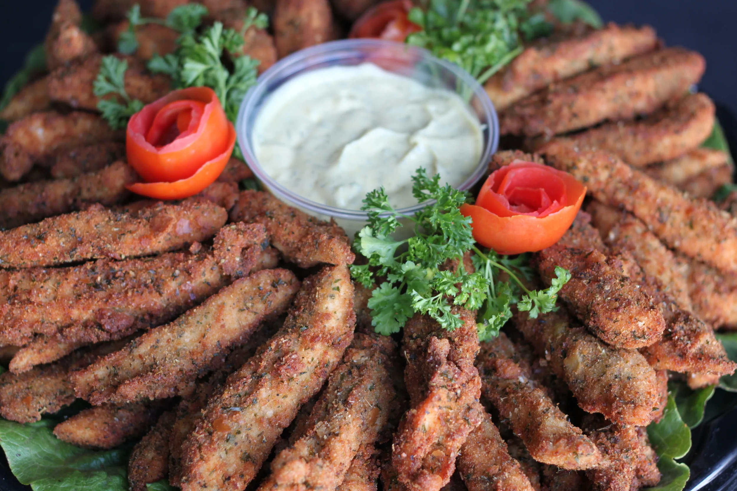 chicken finger tray