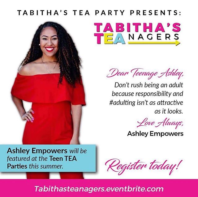 📍DALLAS, TX [Swipe Left]
.
.
If you have a friend, sister, cousin or know anyone who is a teenage girl have them attend a Tabitha's Tea Party this summer! I will be speaking on pursuing your dreams by faith on June 16th &amp; you still have time to 