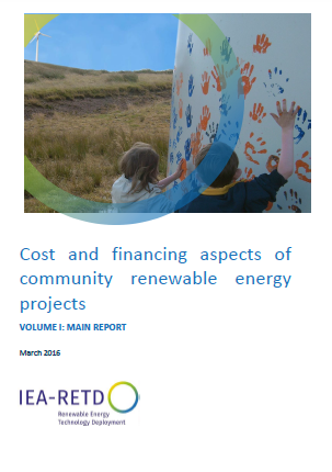 Cost and financing aspects of community renewable energy projects