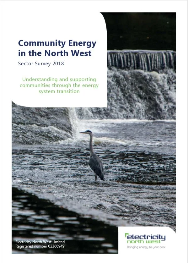 Community Energy in the North West - Sector Survey 2018