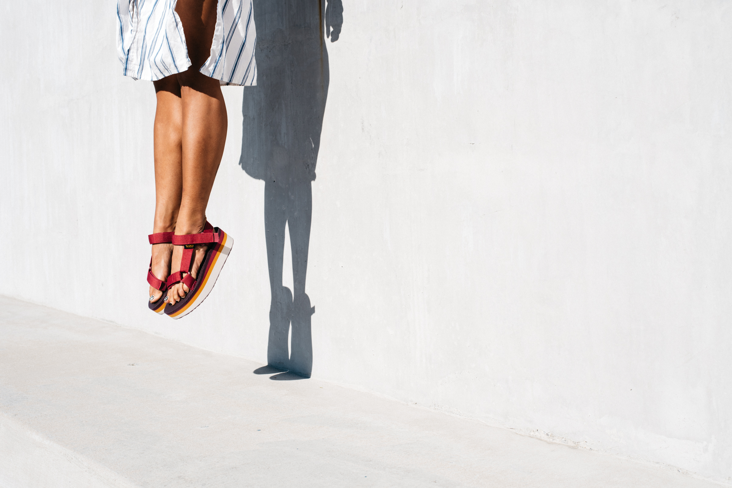 Teva Flatform Retro in Sangria currently on SALE .