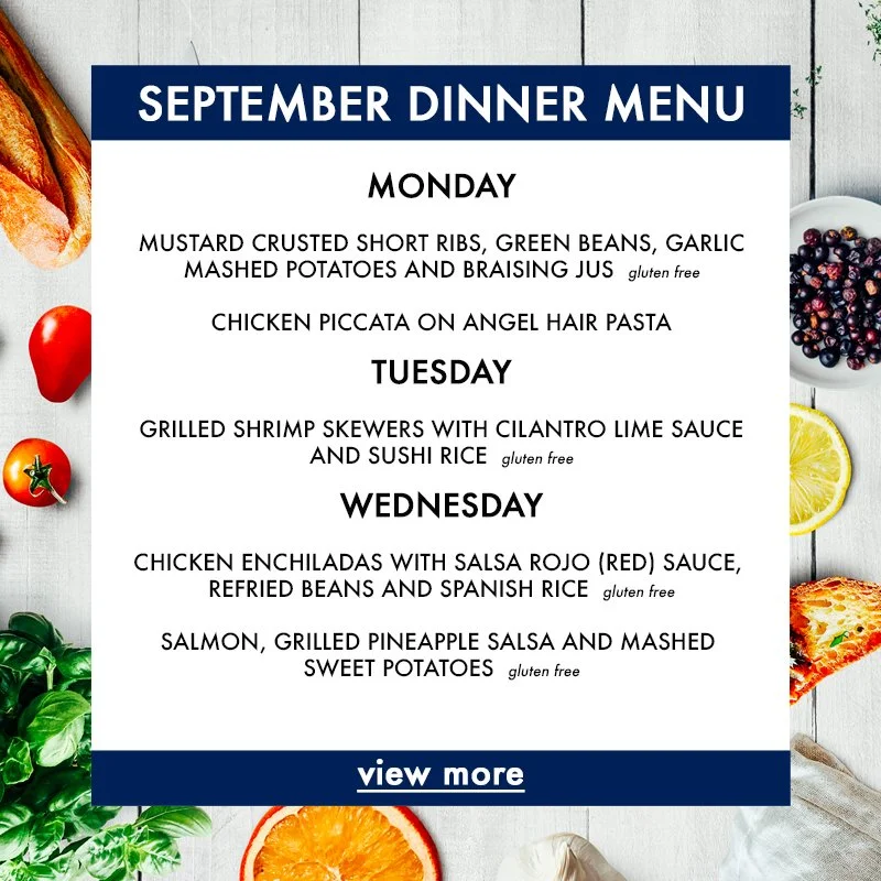 image of our September deli menu, call us at 630-323-0135 with any questions