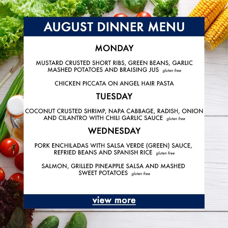 preview image of our August deli menu, call us at 620-323-0135 with any questions