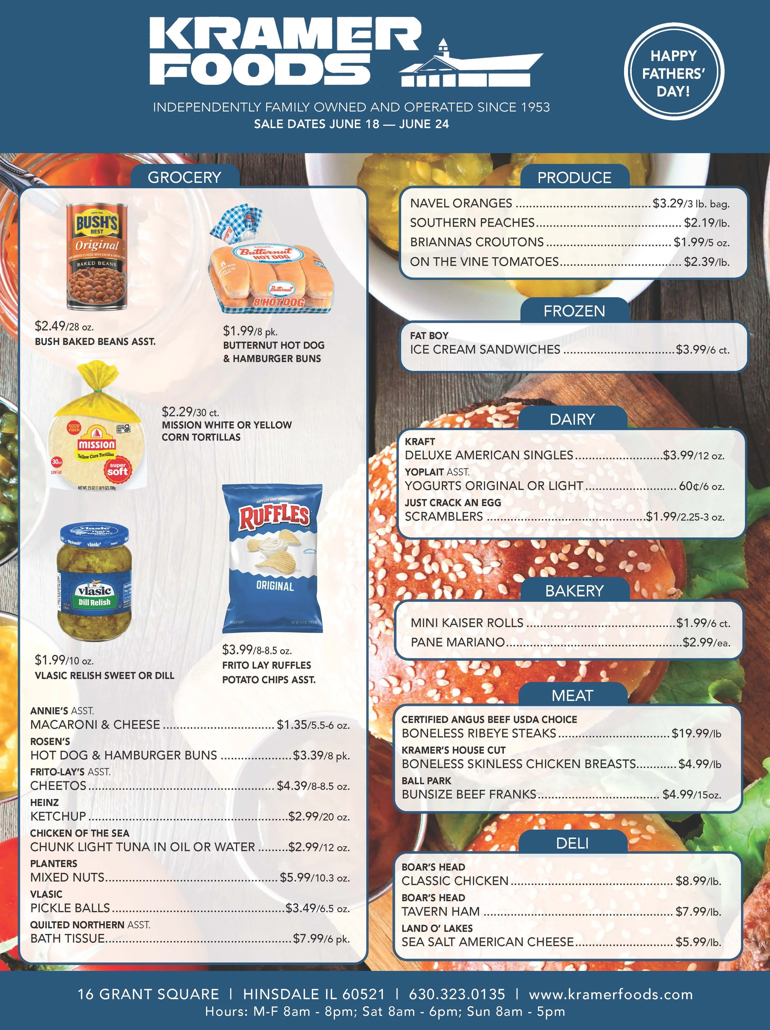image of this weeks sale ad, call us at 630-323-0135 with any questions