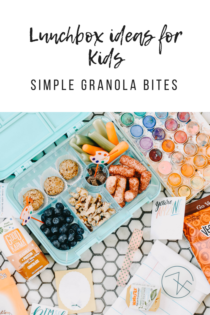 Lunchbox Ideas for Kids. Simple Granola Bites Recipe.png