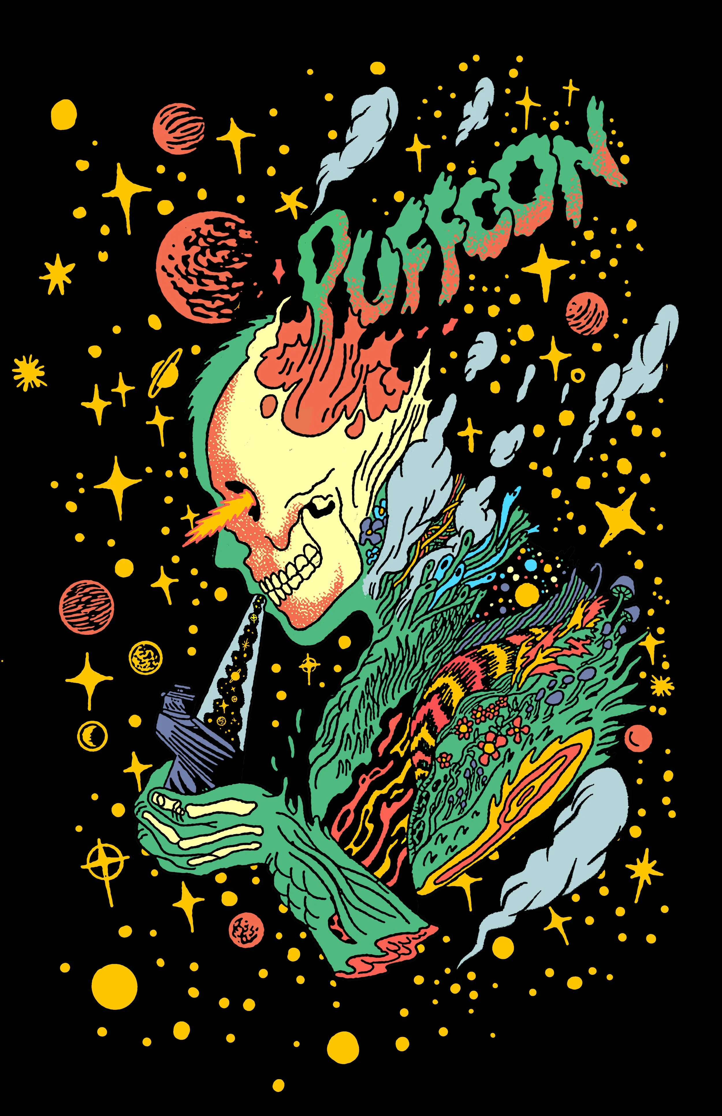 puffcon t shirt desing