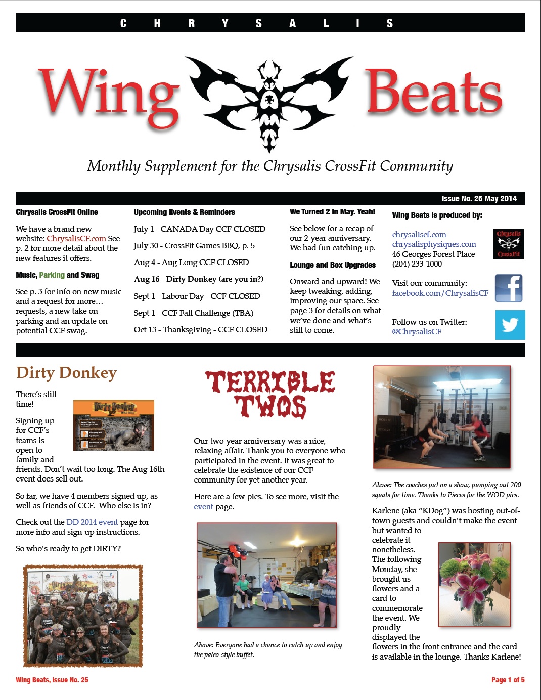 WingBeats Issue #25 - May 2014