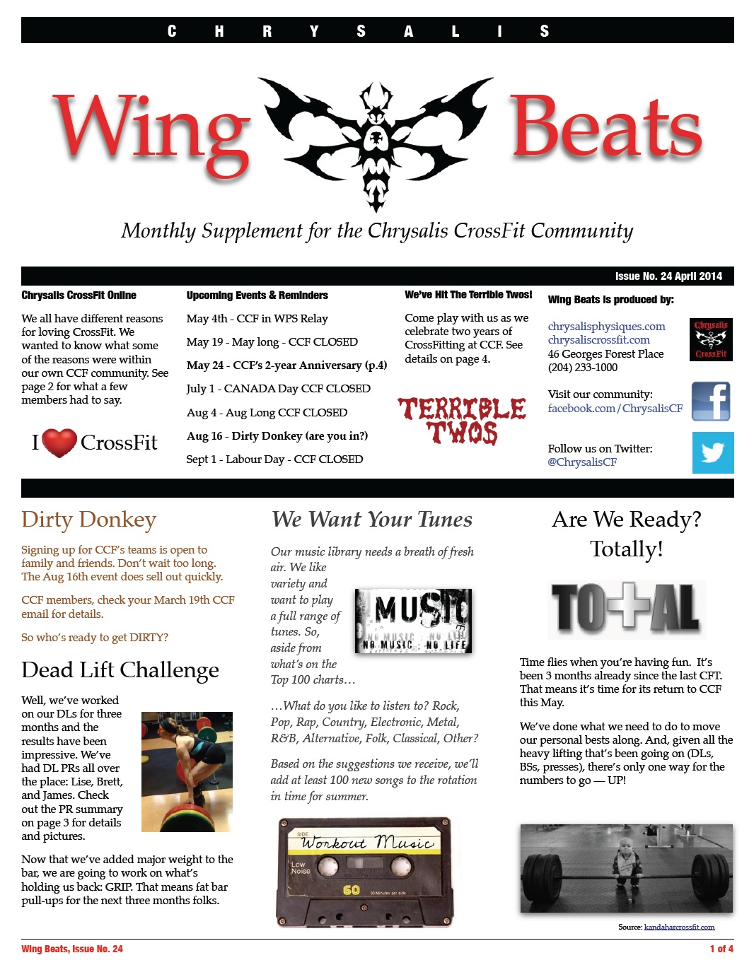 WingBeats Issue #24 - April 2014