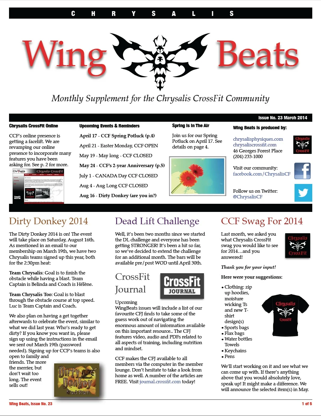 WingBeats Issue #23 - March 2014