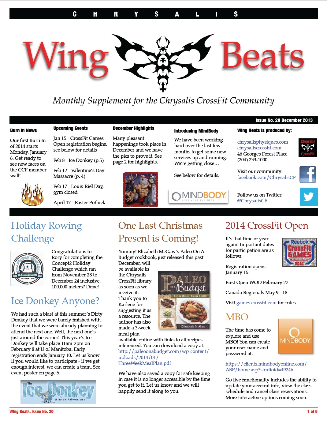 WingBeats Issue #20 - December 2013