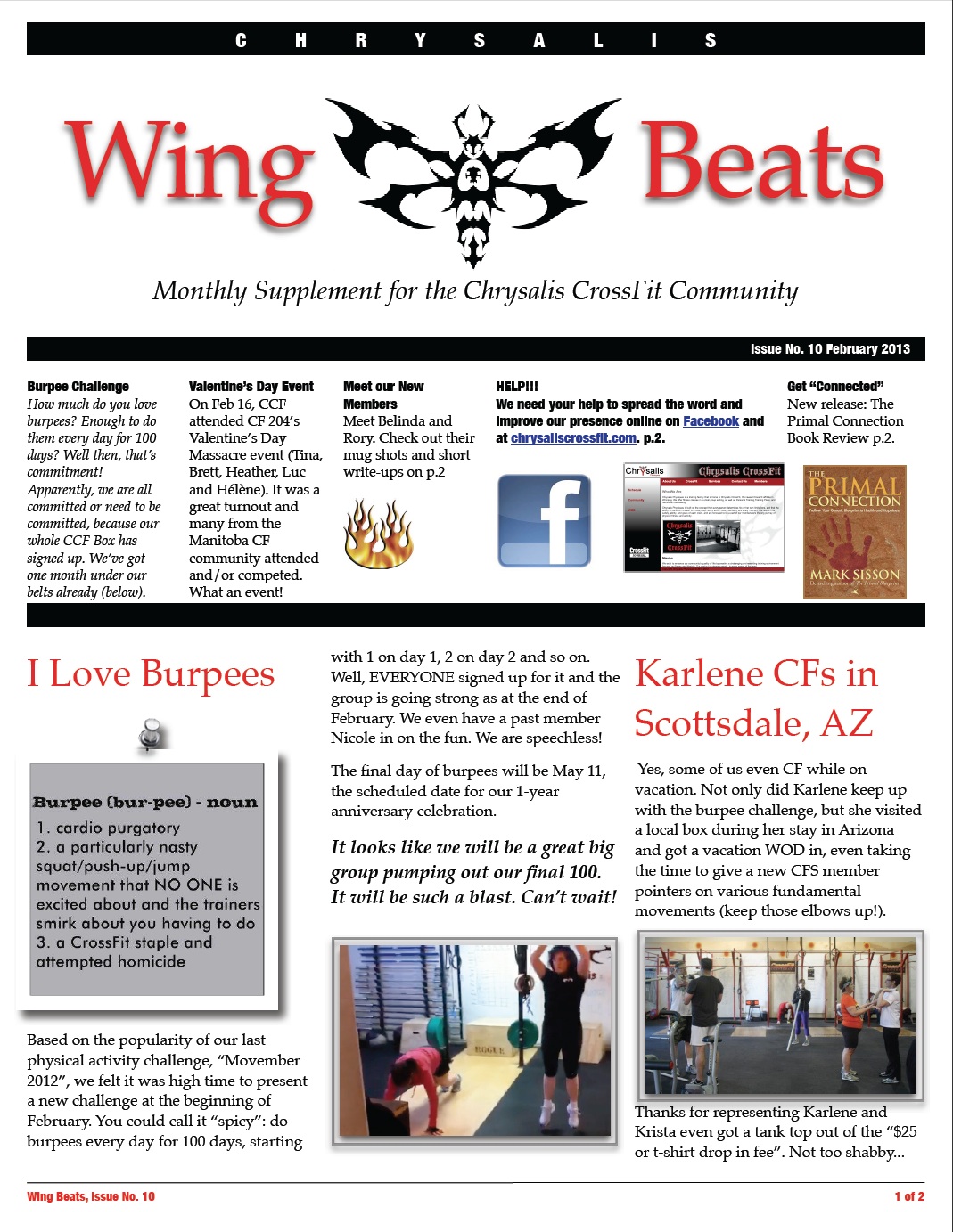 WingBeats Issue #10 - February 2013