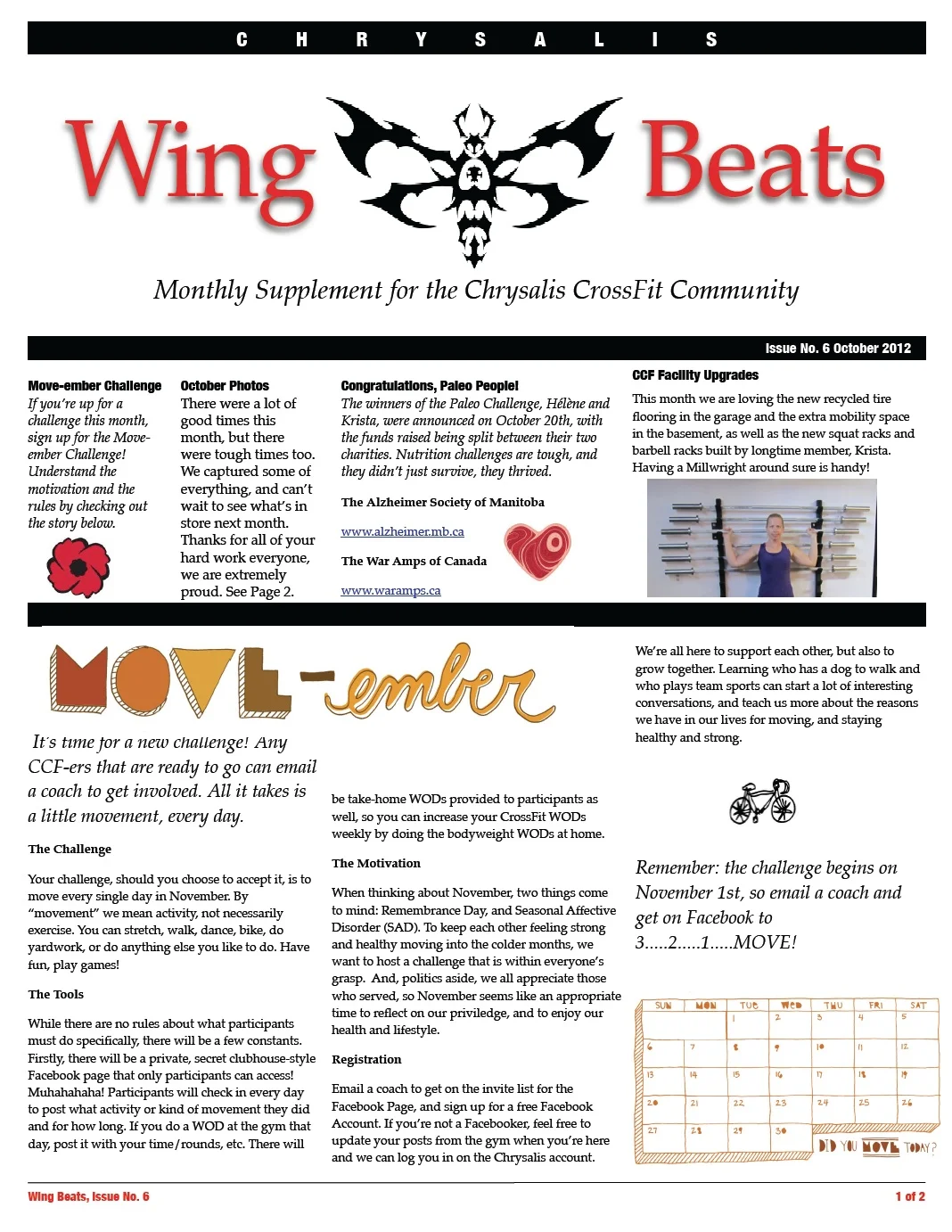 WingBeats Issue #6 - October 2012