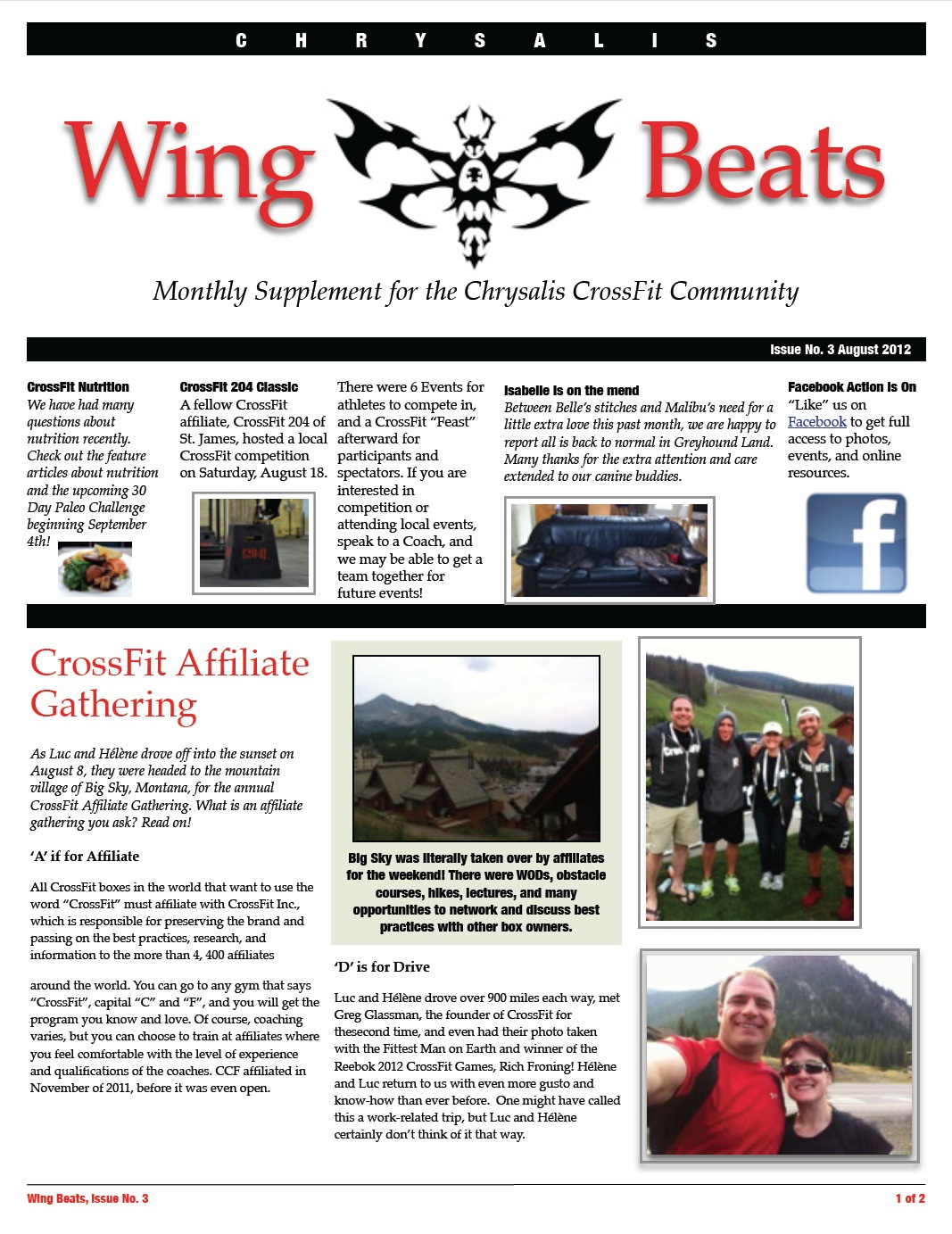 WingBeats Issue #4 - Aug 2012