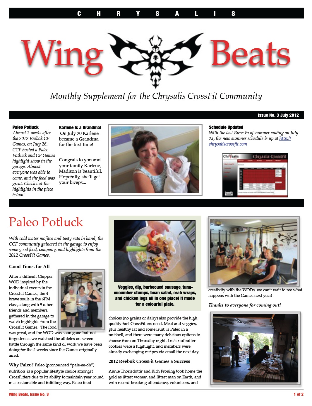 WingBeats Issue #3 - July 2012