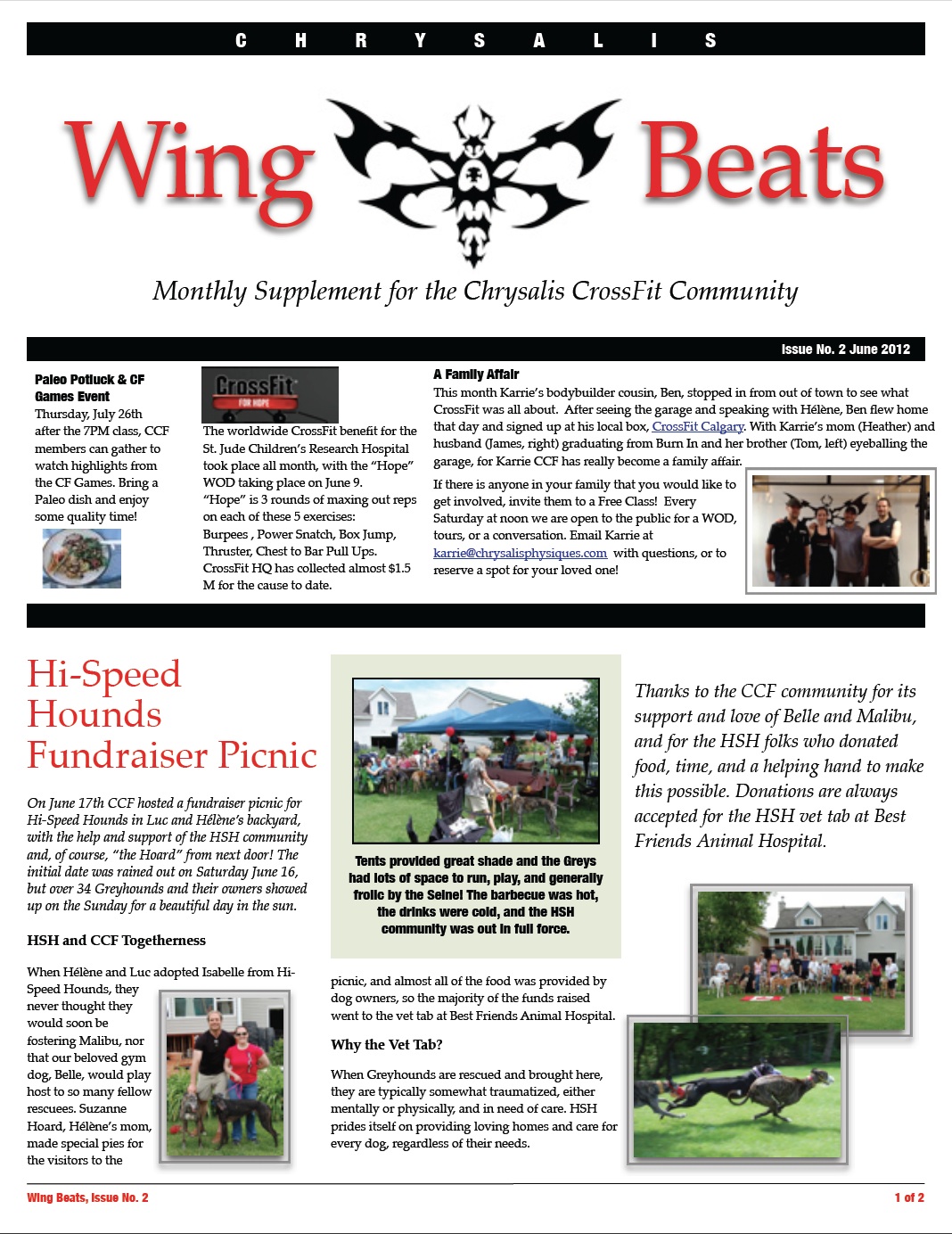 WingBeats Issue #2 - June 2012