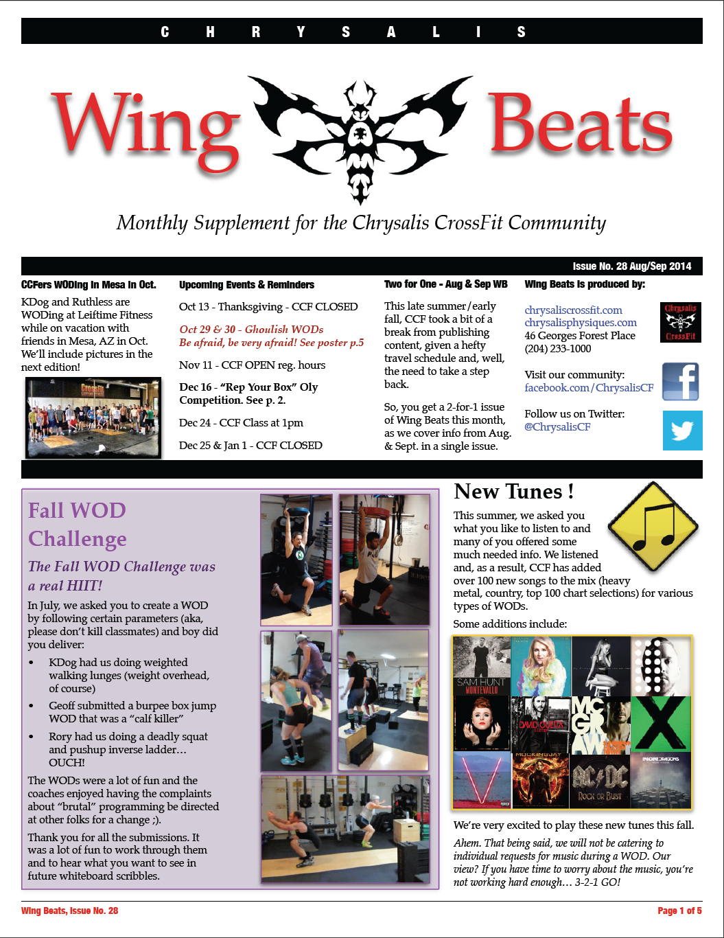 WingBeats Issue #28 - AugSept 2014