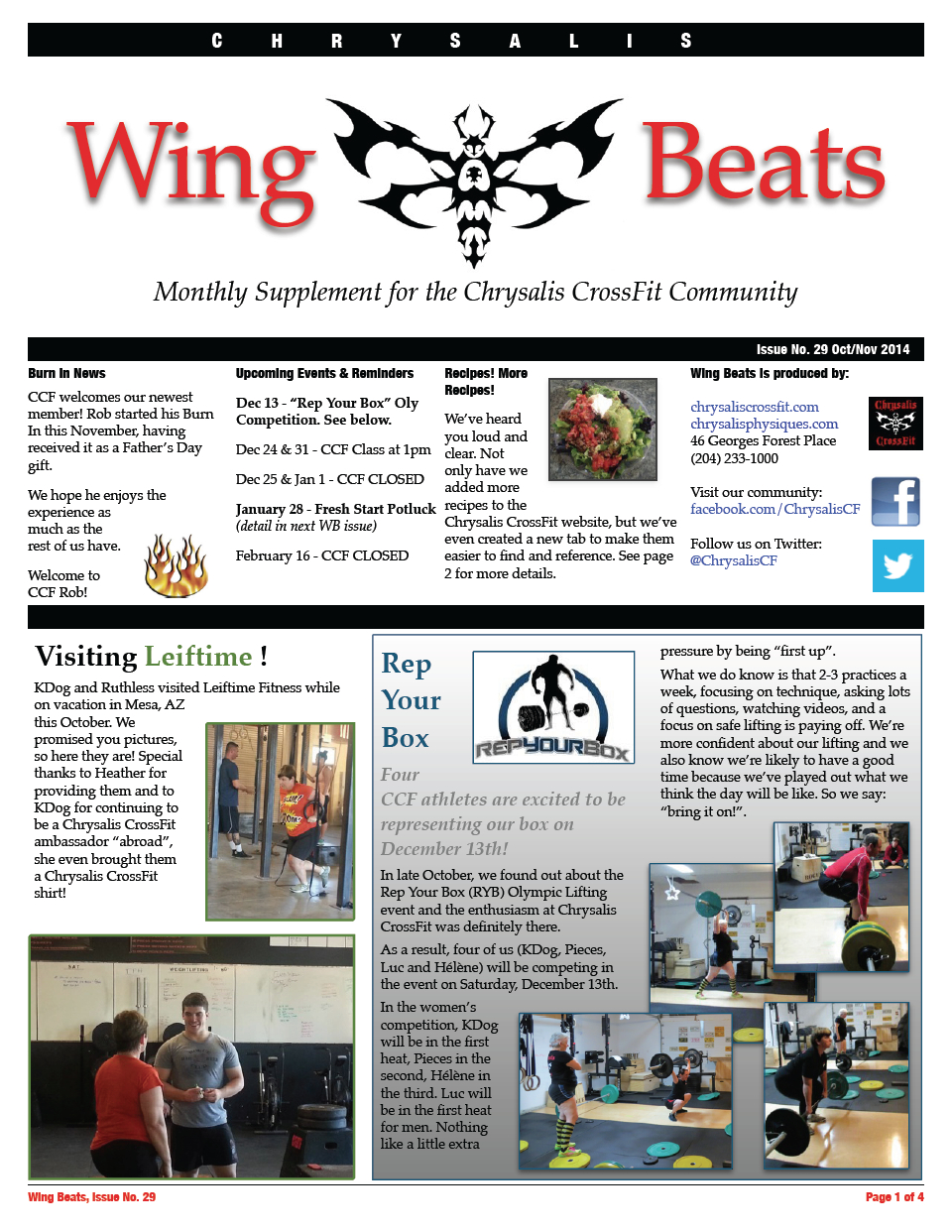 WingBeats Issue #29 - OctNov 2014