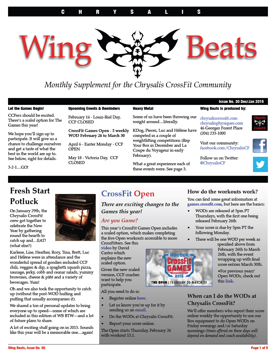WingBeats Issue #30 - DecJan 2015