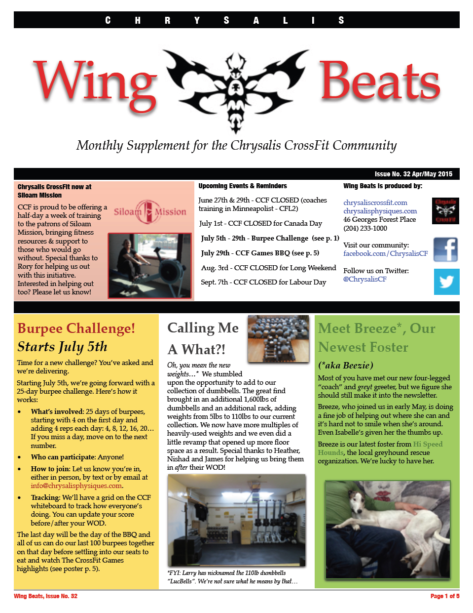 WingBeats Issue #32 - AprMay 2015