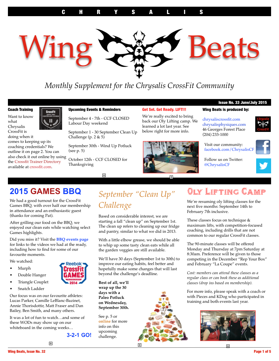 WingBeats Issue #33 - JunJul 2015