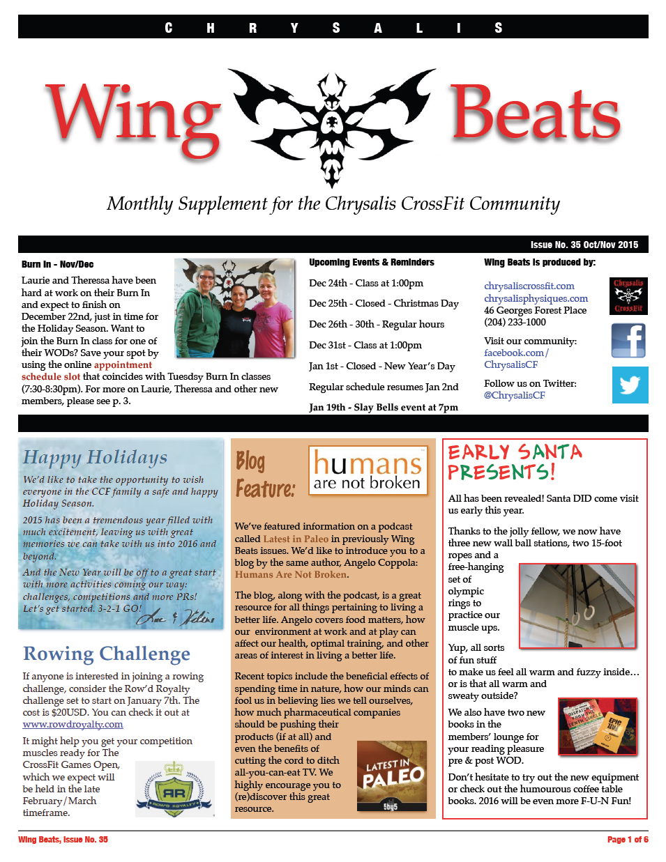 WingBeats Issue #35 - OctNov 2015