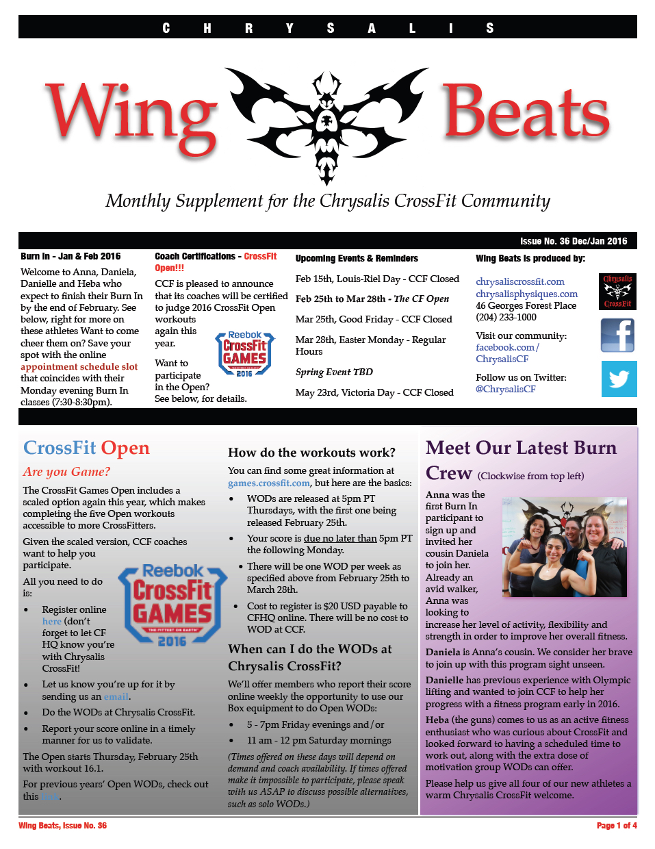 WingBeats Issue #36 - DecJan 2016