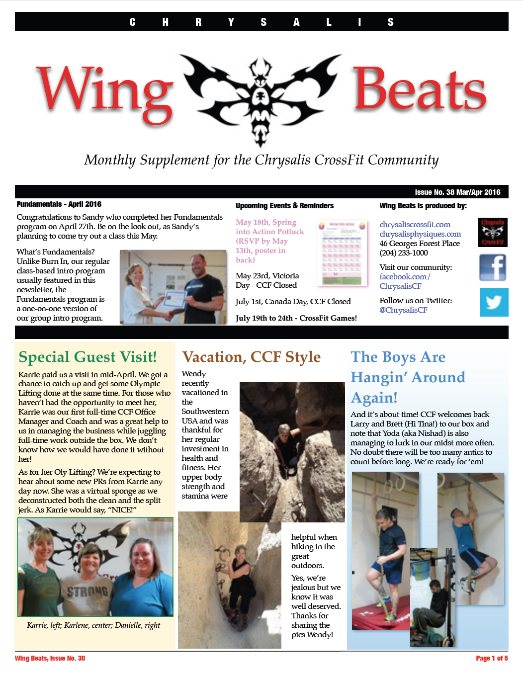 WingBeats Issue #38 - MarApr 2016