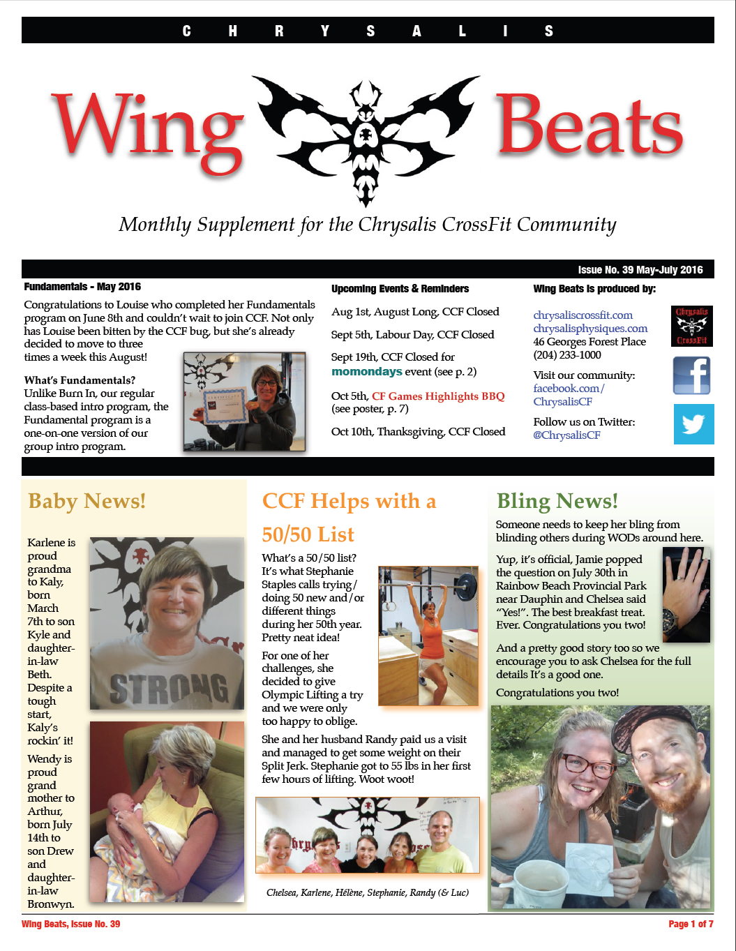 WingBeats Issue #39 - MayJul 2016