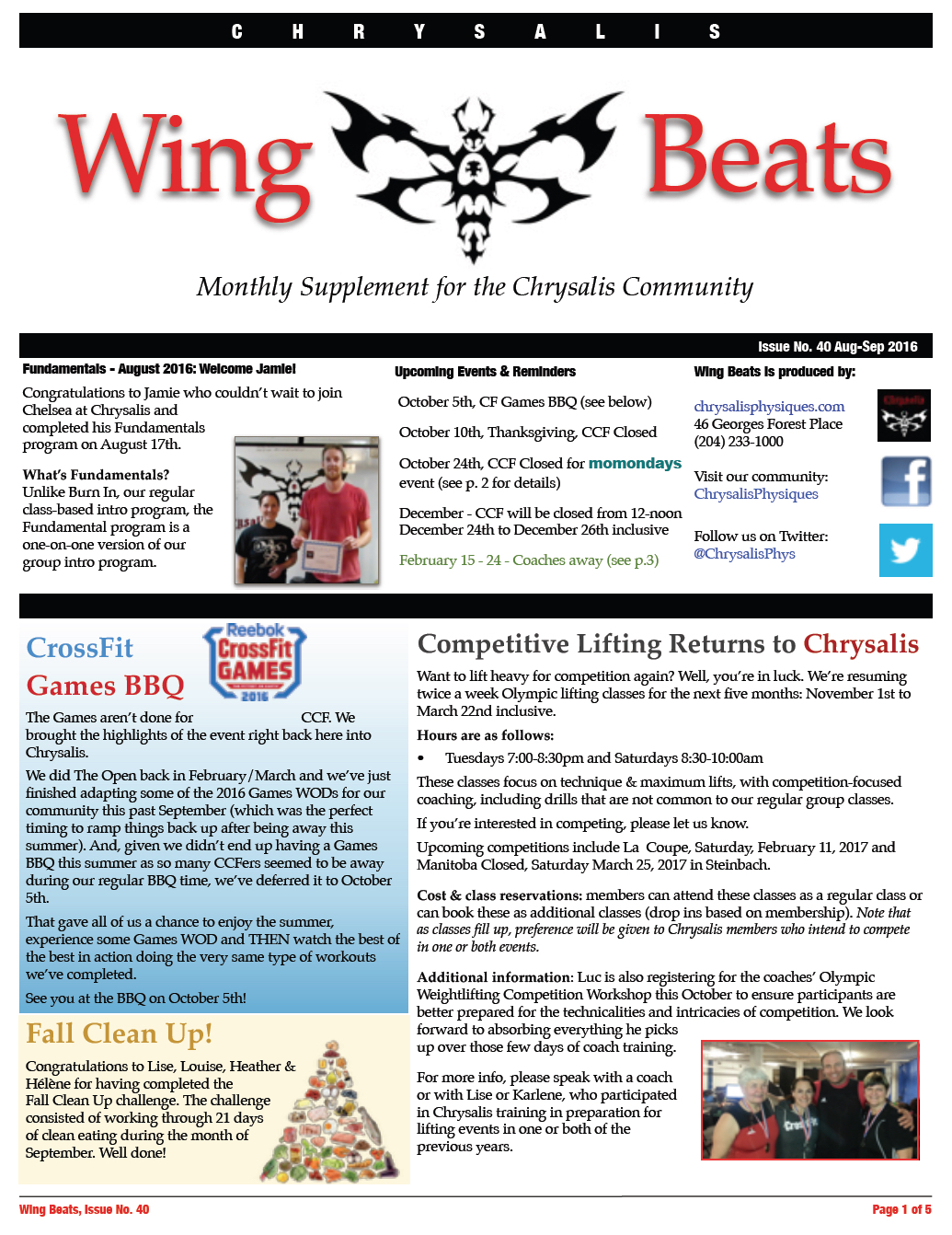 WingBeats Issue #40 - AugSep 2016