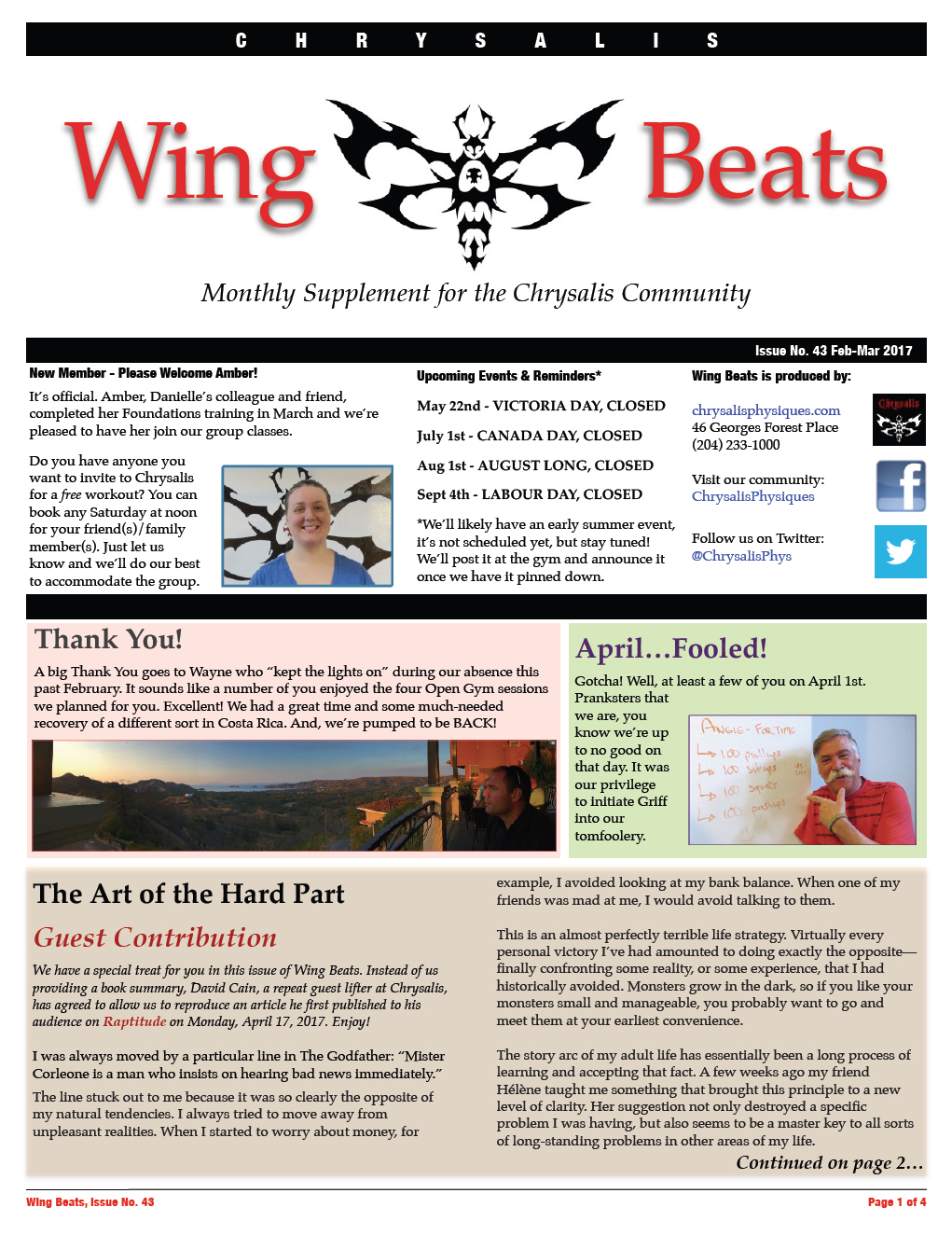 WingBeats Issue #43 - FebMar 2017
