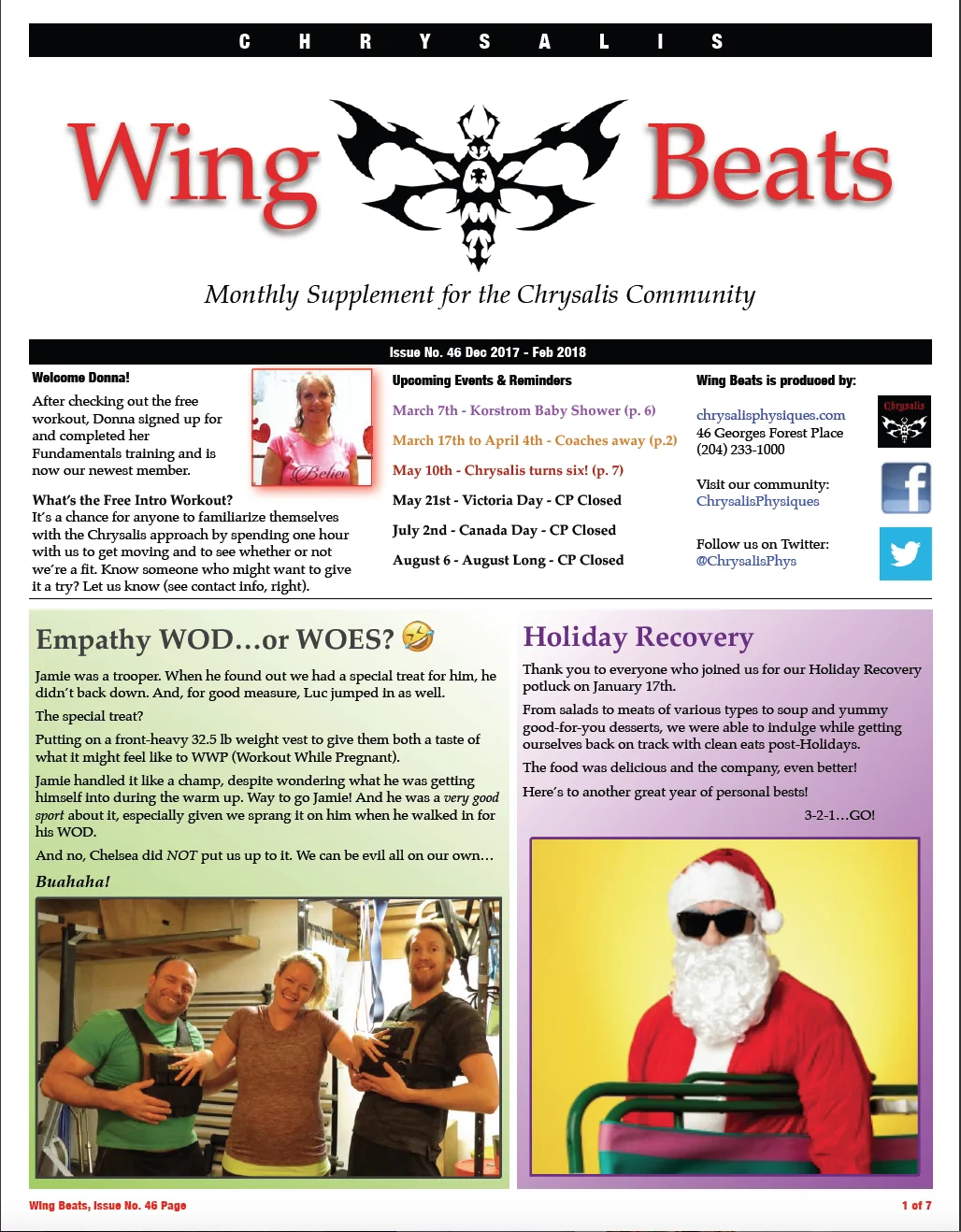 WingBeats Issue #46 - DecFeb 2018