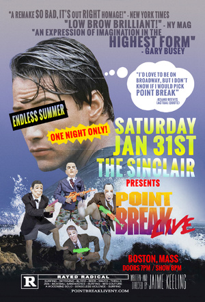 SAT 1/31 Bowery Presents: POINT BREAK LIVE at THE SINCLAIR *SOLD OUT*