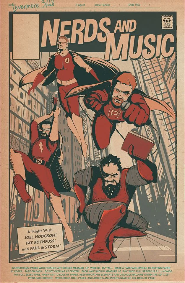 Fri 10/2 - NERDS and MUSIC: An Evening with Joel Hodgson, Pat Rothfuss and Paul & Storm @ Thunder Road