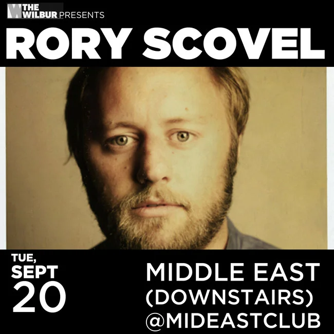 TUE 9/20 RORY SCOVEL at MIDDLE EAST DOWNSTAIRS