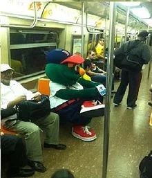 He can't even afford a car!