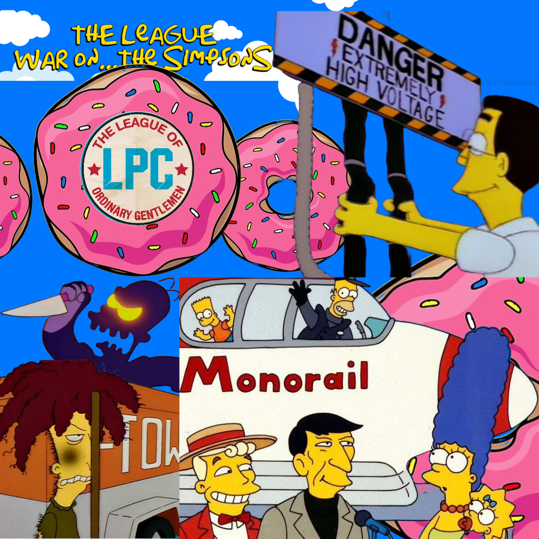 League of Ordinary Gentlemen Podcast Episode #503 - The War on... The Simpsons episode artwork