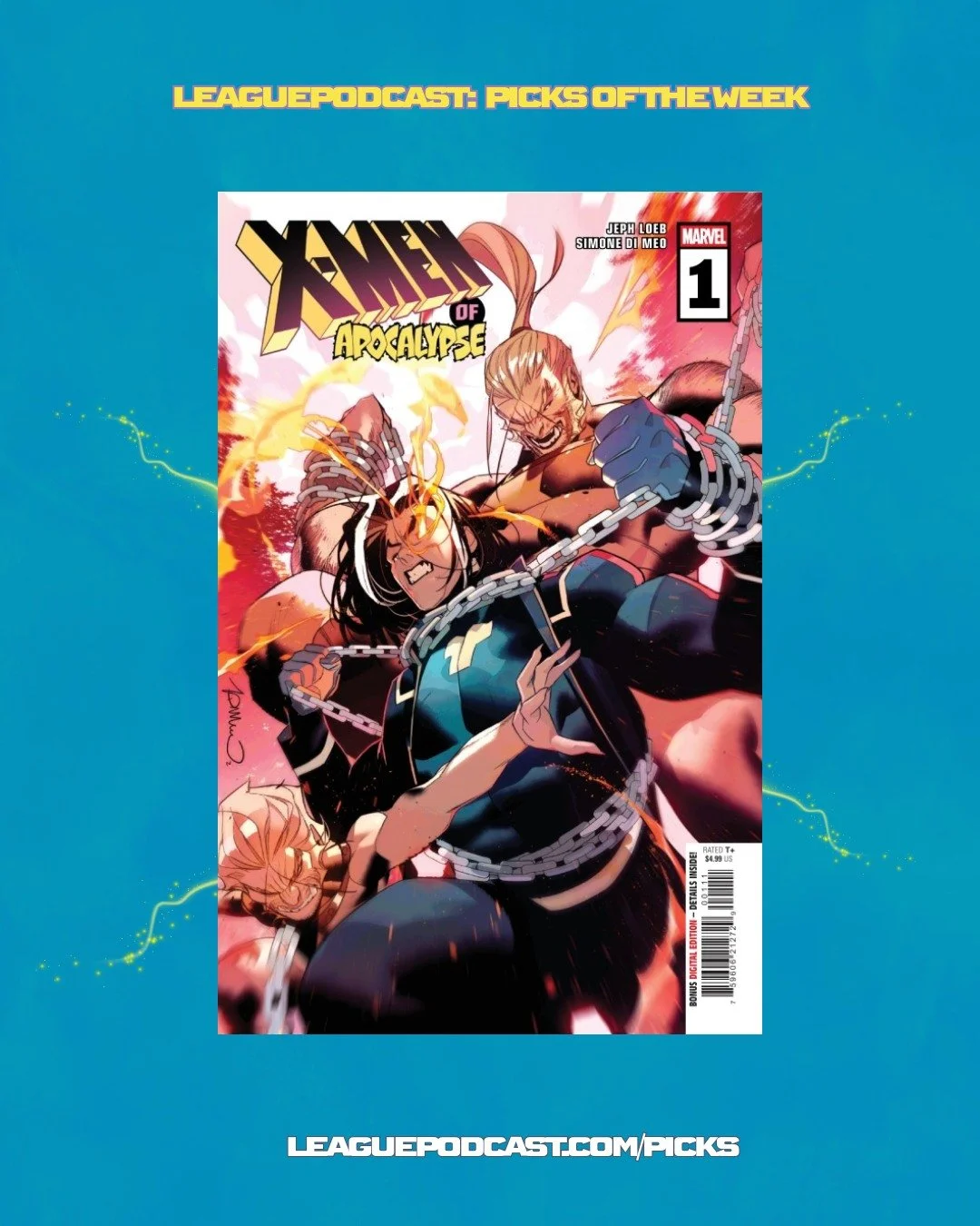 League Podcast Comic Book Picks of the Week for Wednesday, November 19, 2025:

🃏 DC / Marvel: Batman / Deadpool #1 (DC Comics)
Grant Morrison and Dan Mora unleash a Gotham fever dream as Batman crashes into the chaos of Deadpool.

⚡ Absolute Flash #