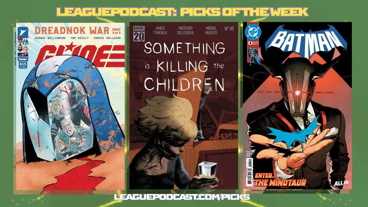 League Podcast Comic Book Picks of the Week for Wednesday, December 3, 2025:

🦇 Batman #4 (DC Comics)
Bruce Wayne digs deeper into the Crown of Storms conspiracy while Batman hunts Anarky across Gotham. The dual pressure is climbing fast.

💀 Someth
