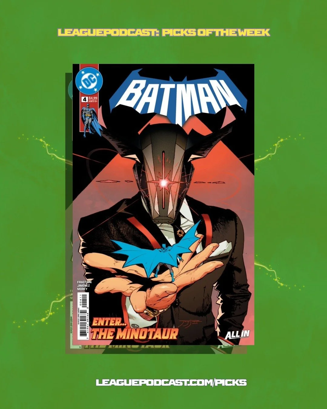 🦇 Batman #4 &ndash; Bruce digs into the Crown of Storms while Batman tracks Anarky. Gotham never gives either side of him a break.

💀 Something Is Killing the Children #45 &ndash; Tensions spike at Valmont Mountain House as Erica makes a life-chang