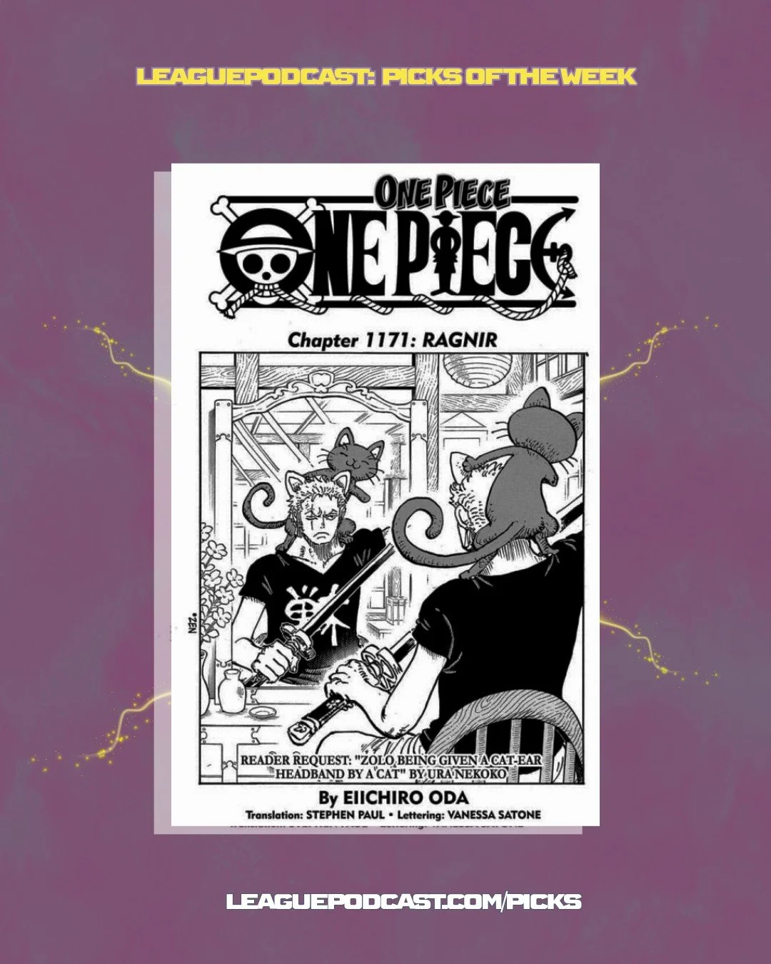 League Podcast Comic Book Picks of the Week for Wednesday, January 21, 2026:

🏴&zwj;☠️ ONE PIECE #1171 &ndash; Read the latest on the Shonen Jump app! Sign up at viz.com.

👿 DAREDEVIL / PUNISHER: THE DEVIL'S TRIGGER #3 &ndash; Can Frank and Matt se