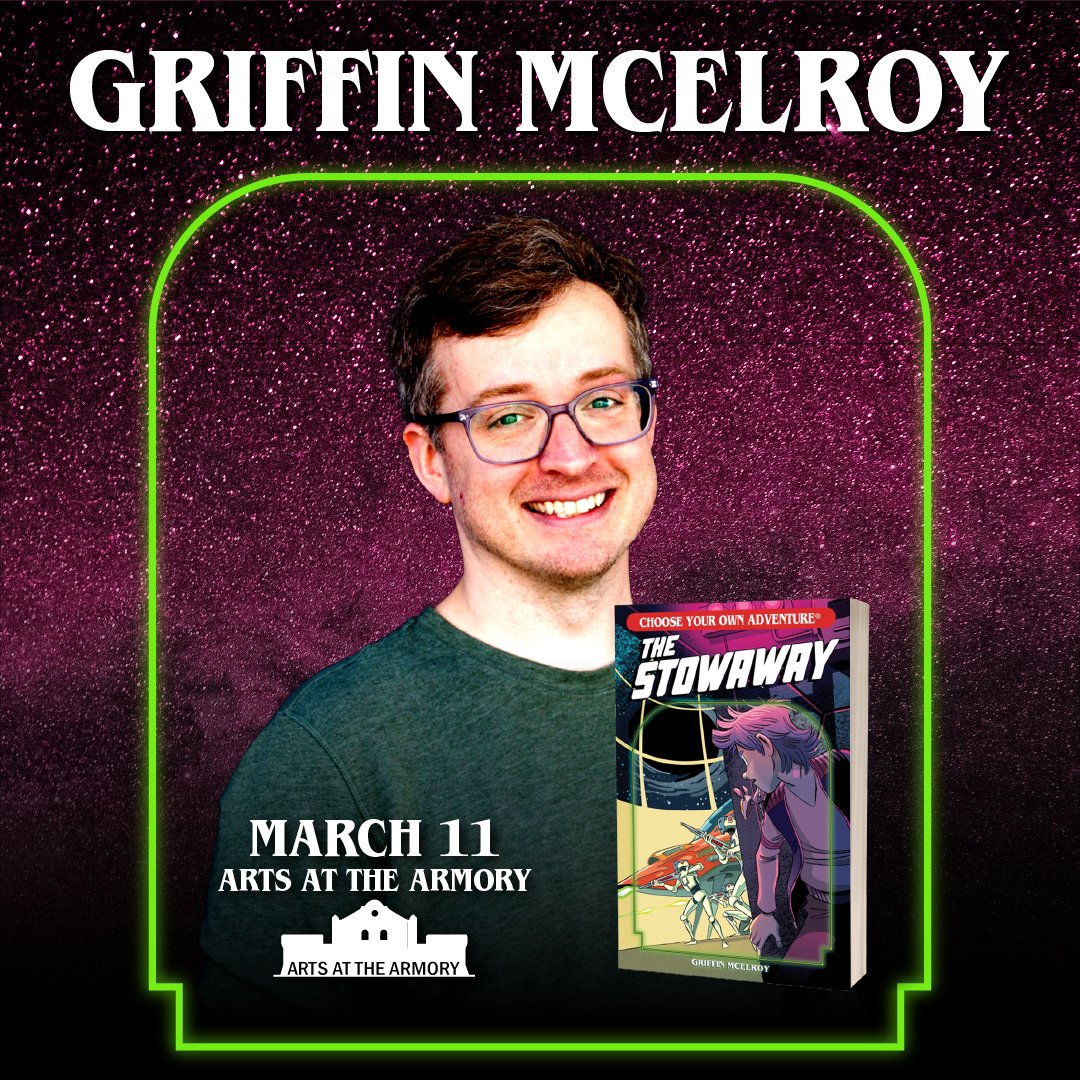 Wed 3/11 - Griffin McElroy: The Stowaway at Arts at the Armory