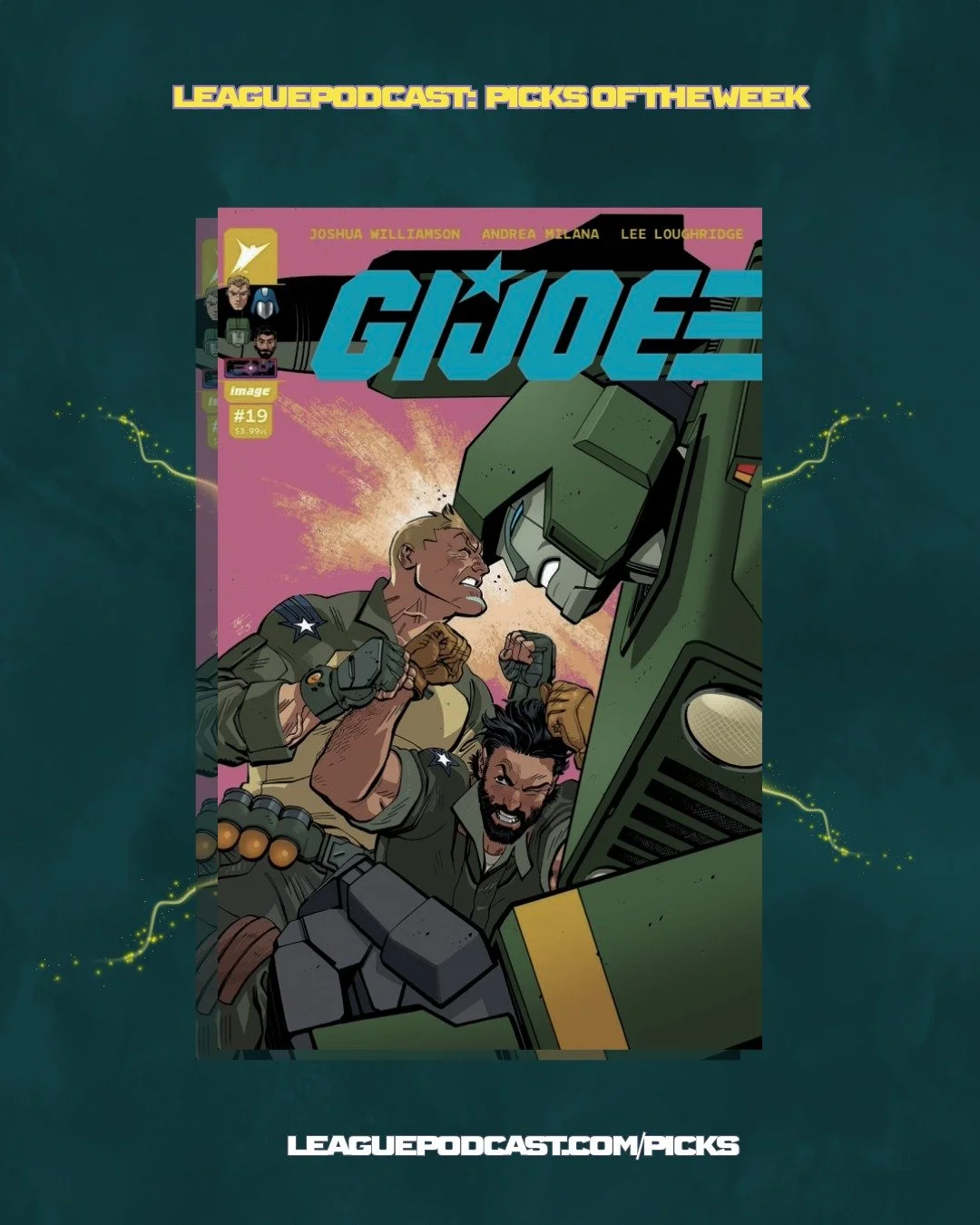 League Podcast Comic Book Picks of the Week for Wednesday, February 18, 2026:

✍️ SIGNING ALERT: Meet LARRY HAMA &amp; EIC Tim Finn!
Sat 2/21, 3-8pm @ Hub Comics (Somerville, MA) for the launch of THE CENTER HOLDS #1!

🩸 WOLVERINE #1 &ndash; Zdarsky