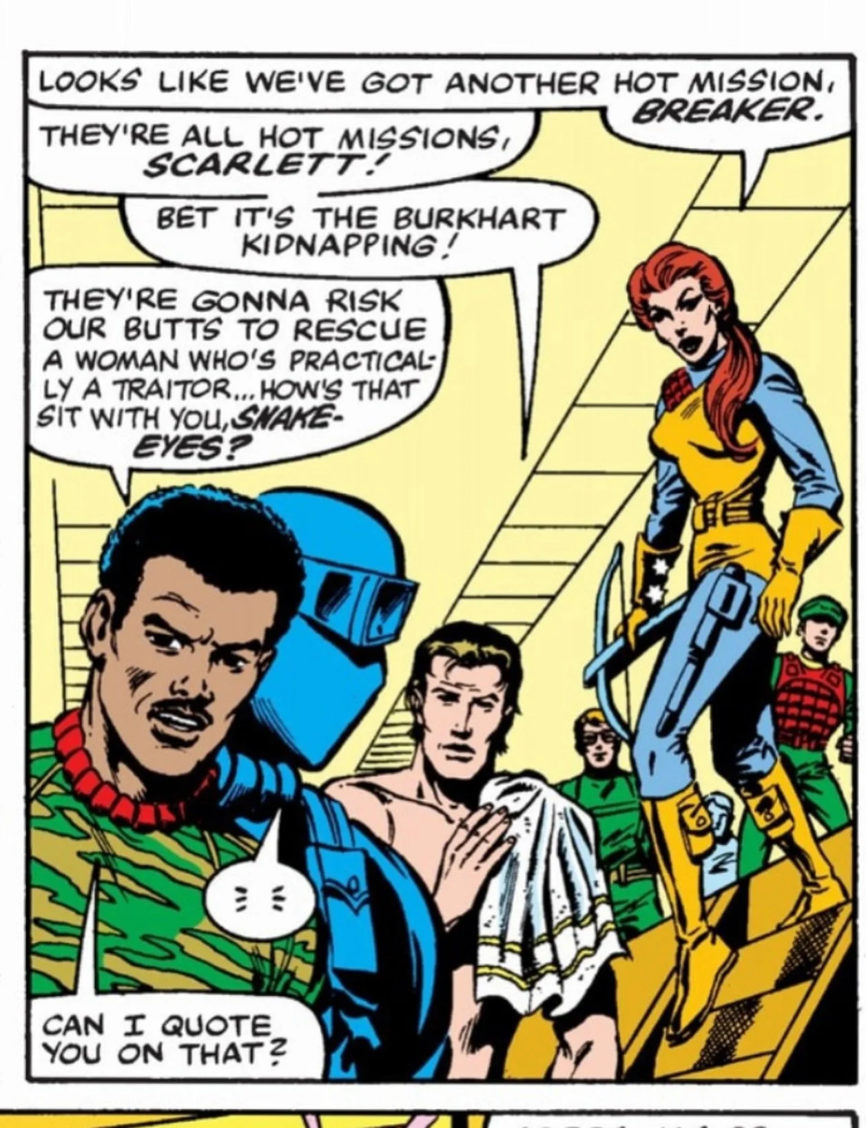 Yes, Stalker, You Can Quote Us On That! We had a blast with &lsquo;Scripter&rsquo; Larry Hama over at @hubcomics! Released on this day, March 2nd, 1982! &ldquo;The ultimate weapon of democracy! Introducing America&rsquo;s sensational new special miss