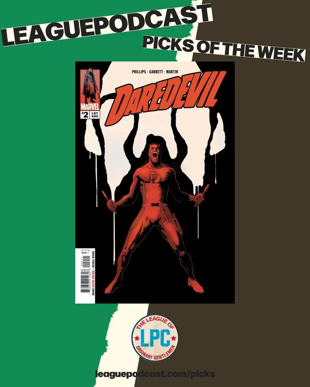 League Podcast Comic Book Picks of the Week for Wednesday, May 6, 2026:

💍 TALES OF GREEN LANTERN CORPS: GUY GARDNER #1 &ndash; Our favorite Lantern gets his due from the hilarious Deadpool team of Matteo Lolli and Gerry Duggan!

🛰️ STAR WARS: ROGU
