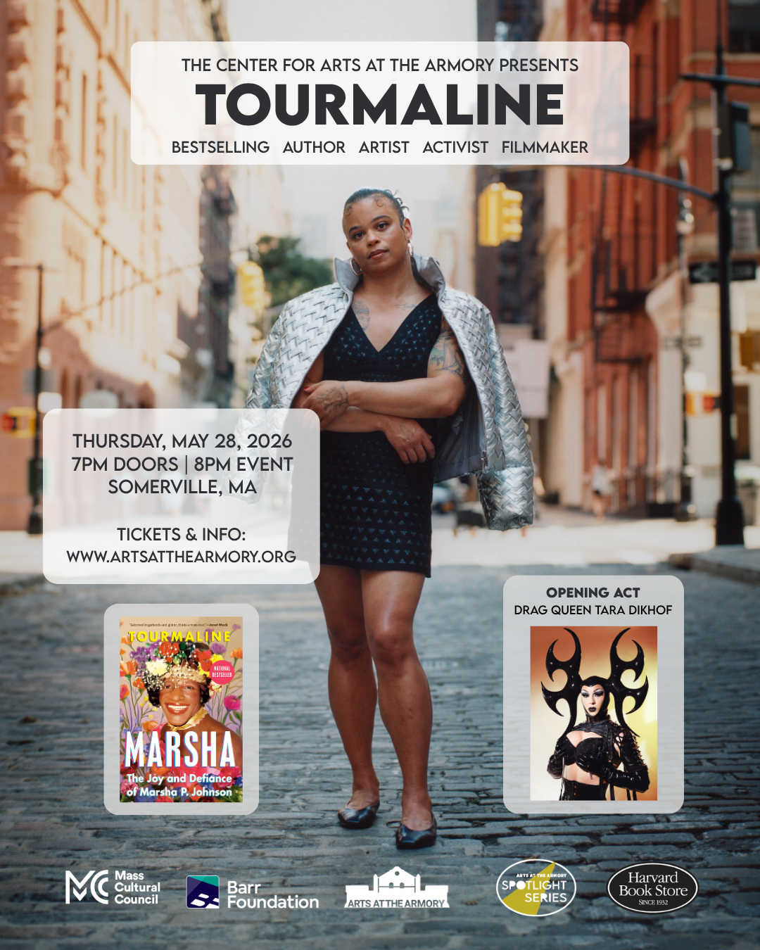 Thu 5/28 - Arts at the Armory Spotlight Series Presents Tourmaline