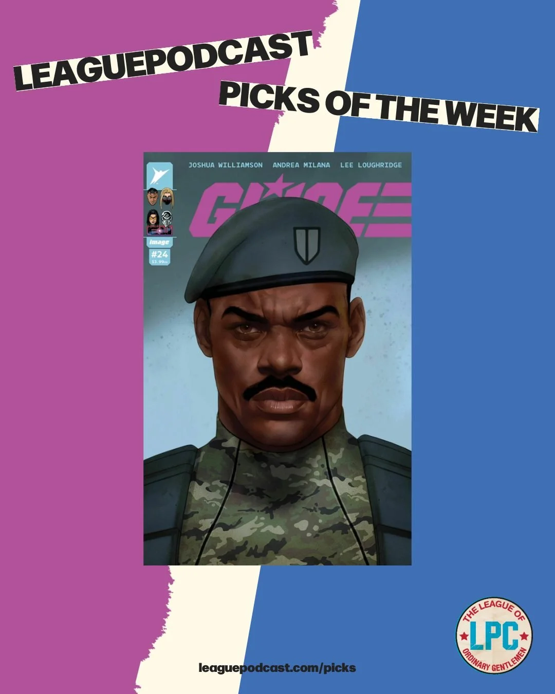 League Podcast Comic Book Picks of the Week for Wednesday, July 15, 2026:

🦖 SONIC THE HEDGEHOG X GODZILLA #1 &ndash; Who wants to play video games? Kaiju vs 5 golden rings in Sonic the Hedgehog X Godzilla. Two Turtle Doves got nothin on the final b
