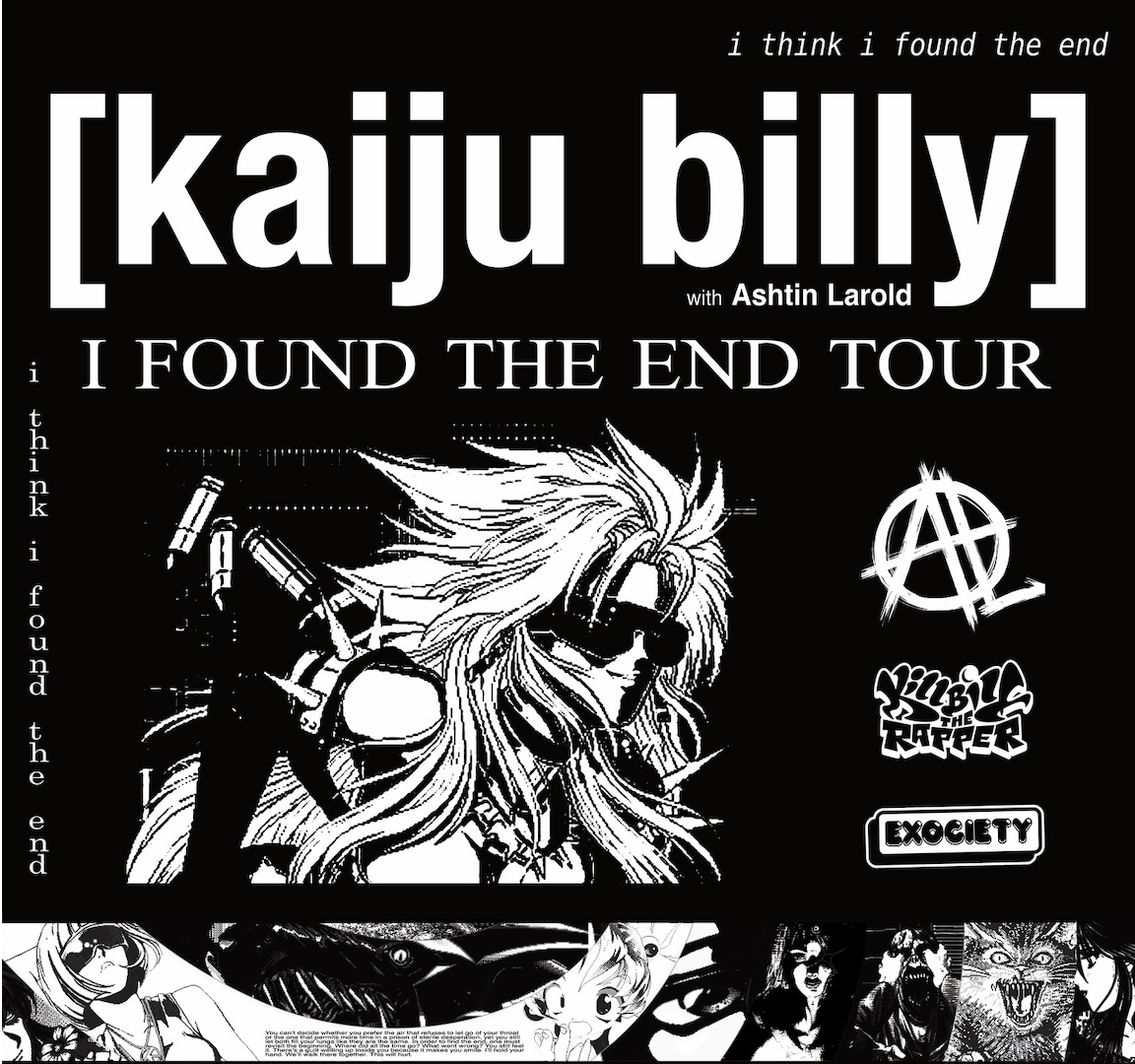 Sun 8/9 - exociety Presents Kill Bill the Rapper (w/Ashtin Larold) 'I FOUND THE END' Tour at MIDDLE EAST UPSTAIRS