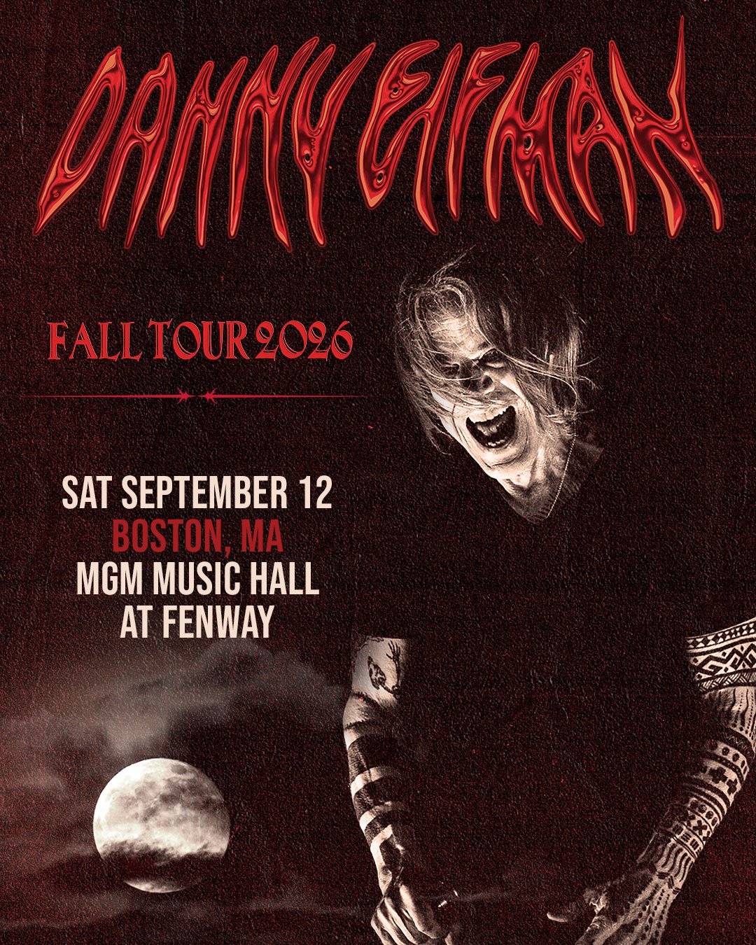 BOSTON! The beacon is lit! 

Danny Elfman is bringing his Fall Tour 2026 to MGM Music Hall at Fenway!

Enter at the link for a chance to win a pair of tickets! 

https://www.leaguepodcast.com/contests